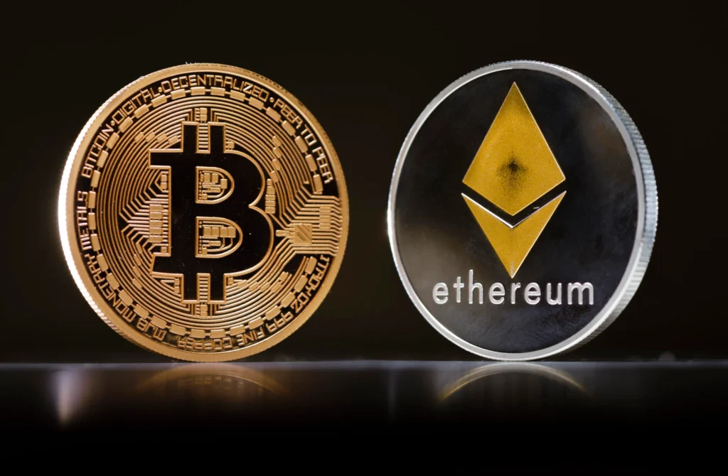 Ethereum to Bitcoin ratio